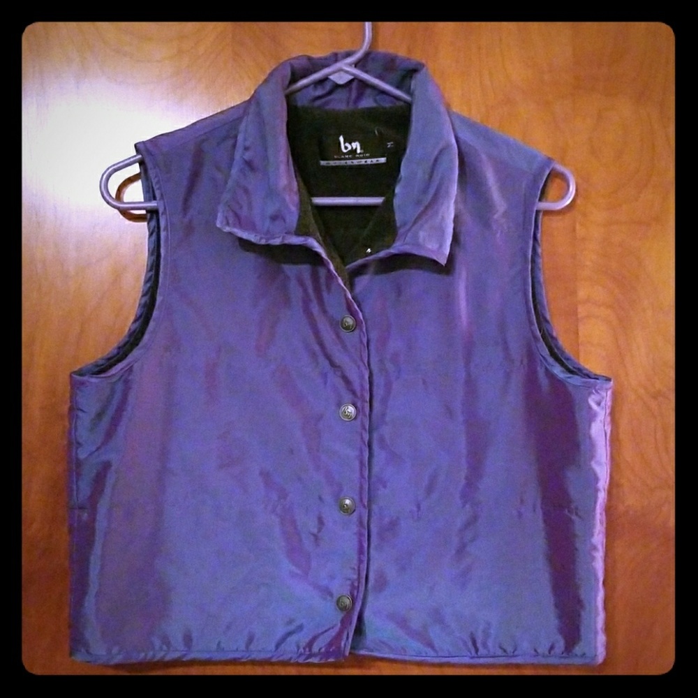 100% Polyester Purple vest
